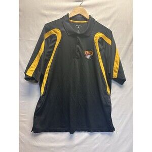 Antigua Polo Golf Shirt Men’s XL Pittsburgh Pirates Logo Black Yellow